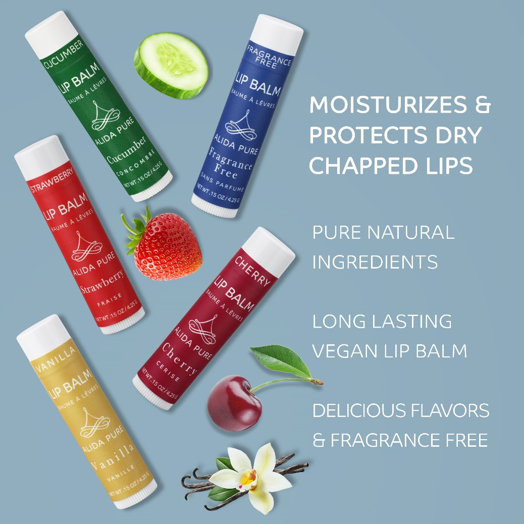 alida pure lip balms